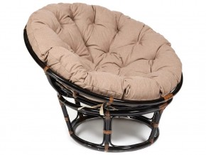 Кресло Papasan 23/01 W с подушкой Antique brown, экошерсть Коричневый в Симе - sim.magazin-mebel74.ru | фото