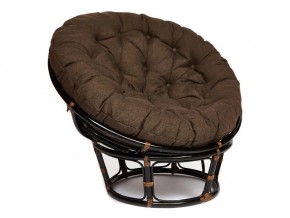 Кресло Papasan 23/01 W с подушкой Antique brown, ткань Коричневый в Симе - sim.magazin-mebel74.ru | фото