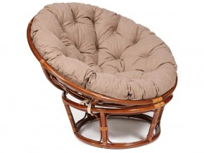 Кресло Papasan 23/01 W с подушкой Pecan, экошерсть Коричневый в Симе - sim.magazin-mebel74.ru | фото