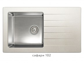 Мойка комбинированная Tolero twist TTS-860 Сафари 102 в Симе - sim.magazin-mebel74.ru | фото