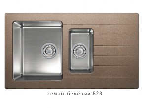 Мойка комбинированная Tolero twist TTS-890 Темно-бежевый 823 в Симе - sim.magazin-mebel74.ru | фото