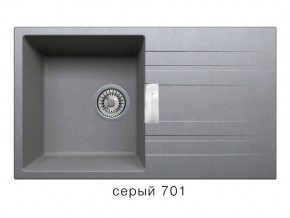 Мойка кварцевая Tolero Loft TL-750 Серый 701 в Симе - sim.magazin-mebel74.ru | фото