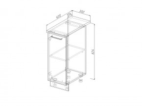 Н 30 Модуль нижний Без Столешницы МН 30 в Симе - sim.magazin-mebel74.ru | фото