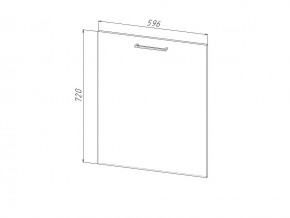 П 60 Комплект для посудомоечной машины 600 мм (цоколь + фасад) ЛДСП в Симе - sim.magazin-mebel74.ru | фото