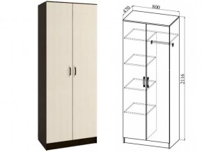 ШКР800.2 Шкаф 2х-створчатый комби в Симе - sim.magazin-mebel74.ru | фото