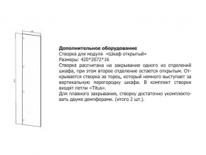 Створка для Шкаф открытый в Симе - sim.magazin-mebel74.ru | фото