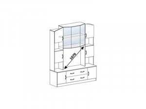 ТВ 301 центр секция в Симе - sim.magazin-mebel74.ru | фото